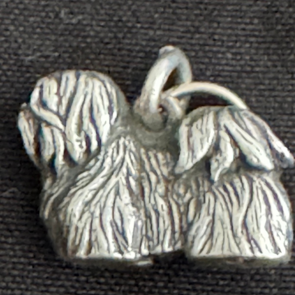 James Avery Retired Lhasa Apso Shi Tzu Dog Charm